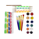 50 PC Mandala Rock Dotting Kit with Paint and Instructions | Mandala Dotting Tools | Rock Painting Kit