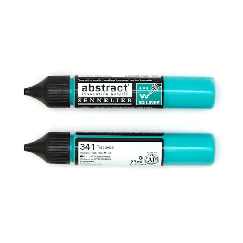 Abstract Acrylic 3D Paint Liner