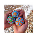 50 PC Mandala Rock Dotting Kit with Paint and Instructions | Mandala Dotting Tools | Rock Painting Kit