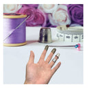 4 Sewing Thimbles | Metal Thimbles For Hand Sewing | Adjustable Finger Protectors For Sewing