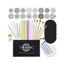 Mandala Dotting Tools Painting Kit | Rock Dot Paint Stencils Tool Set Art Craft Supplies Kits