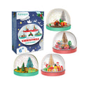 Karsspor Christmas Snow Globe Kit | 4 PCS Water Globe Making Kit with Complete Tools