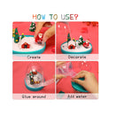 Karsspor Christmas Snow Globe Kit | 4 PCS Water Globe Making Kit with Complete Tools
