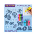 Made By Me Create Your Own Window Art | Paint Your Own Suncatchers | DIY Suncatchers | Fun Staycation Activity