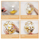 Black and Gold Balloon Garland Kit | 114pcs Black and Gold Balloons for Party Decorations 4 Sizes Gold Latex Balloons