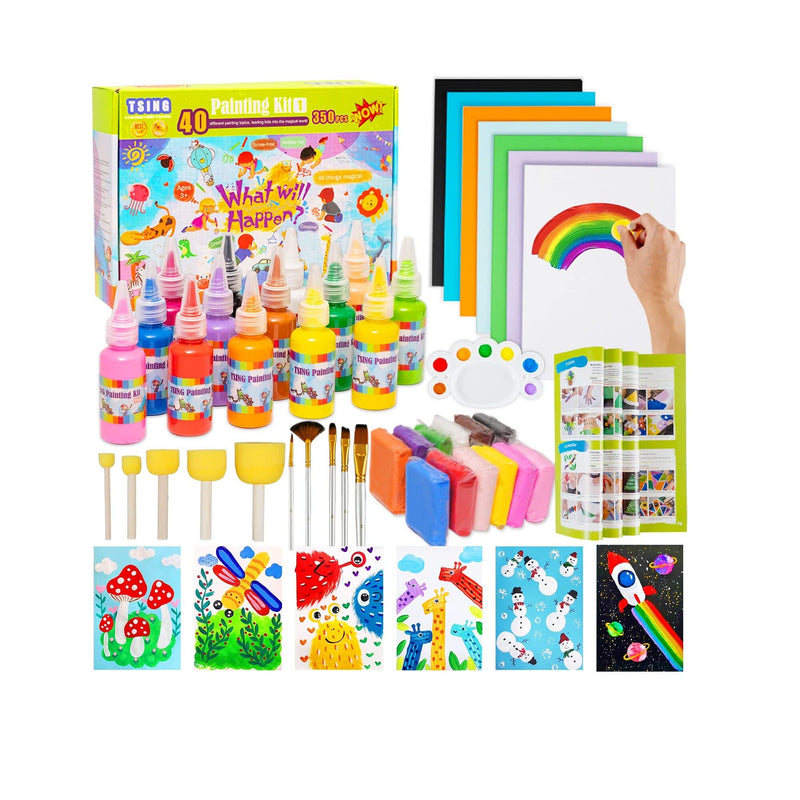 Arts and Crafts for Kids | 40 Creative Painting Arts 350+pcs Painting Kits