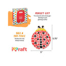 5 Paint your Own Stepping Stones For Kids Craft Kit | Arts and Crafts For Kids Ages 4-8 Crafts