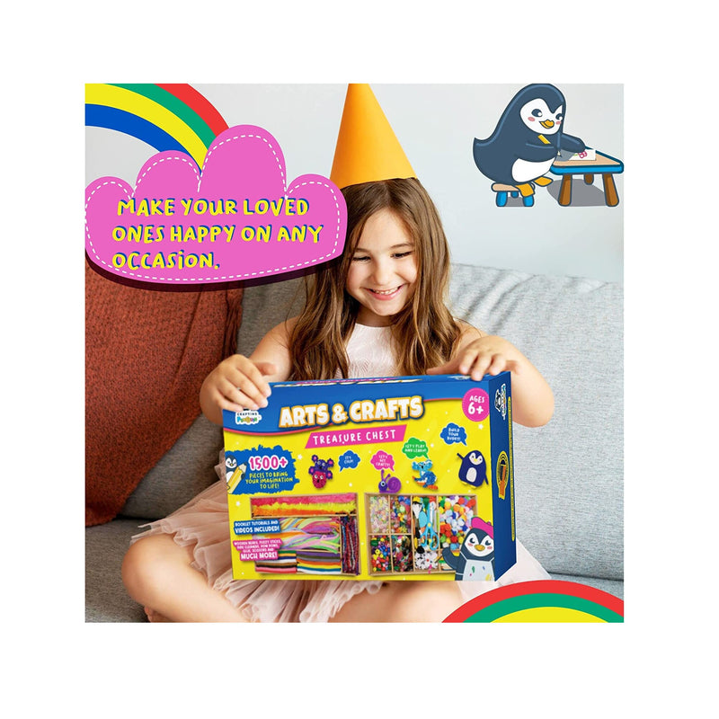 Arts and Crafts for Kids | 1500+ Pieces of Crafting Supplies for Kids Ages 6-12