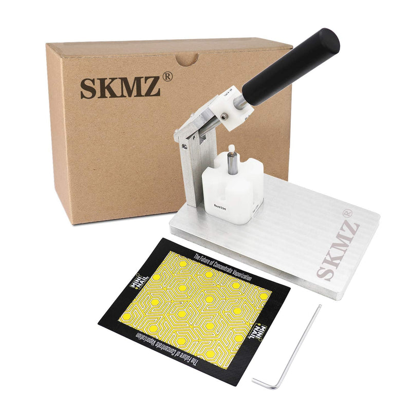 SKMZ Arbor Press for 0.5mL & 1.0mL Empty Oil Cartridges - Perfectly Seals Tank Capper Capping Machine