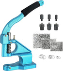 DASBET 3 Die Hand Press Grommet Machine | (#0#2#4) Heavy Duty Industrial Eyelet Grommet Machine Grommets Eyelet Tool Kit