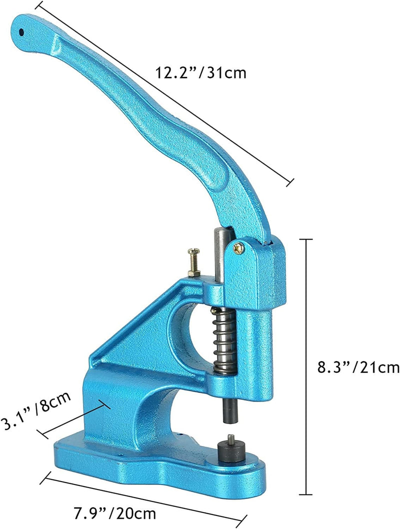 DASBET 3 Die Hand Press Grommet Machine 0 2 4 Heavy Duty Industri