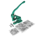 Hand Press Grommet Machine | Heavy Duty Grommet Eyelet Rivet Press Machine Industrial Table Mount Hole Punch Tool Kit with 3 Dies