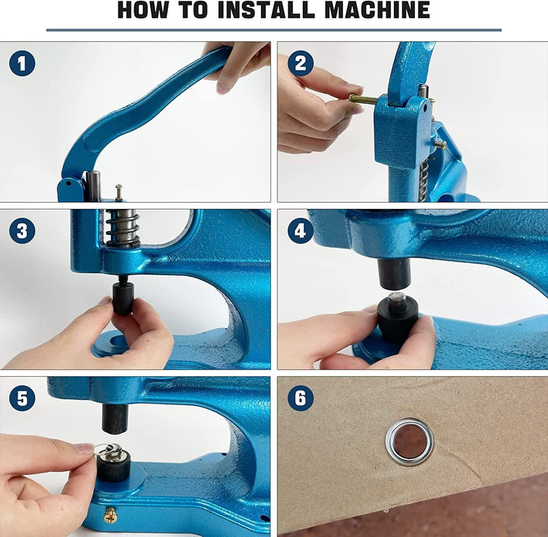 Heavy Duty Eyelet Grommet Press Machine with Philippines Heavy Duty Eyelet Grommet Press Machine with Philippines