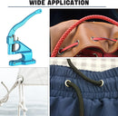 DASBET 3 Die Hand Press Grommet Machine | (#0#2#4) Heavy Duty Industrial Eyelet Grommet Machine Grommets Eyelet Tool Kit