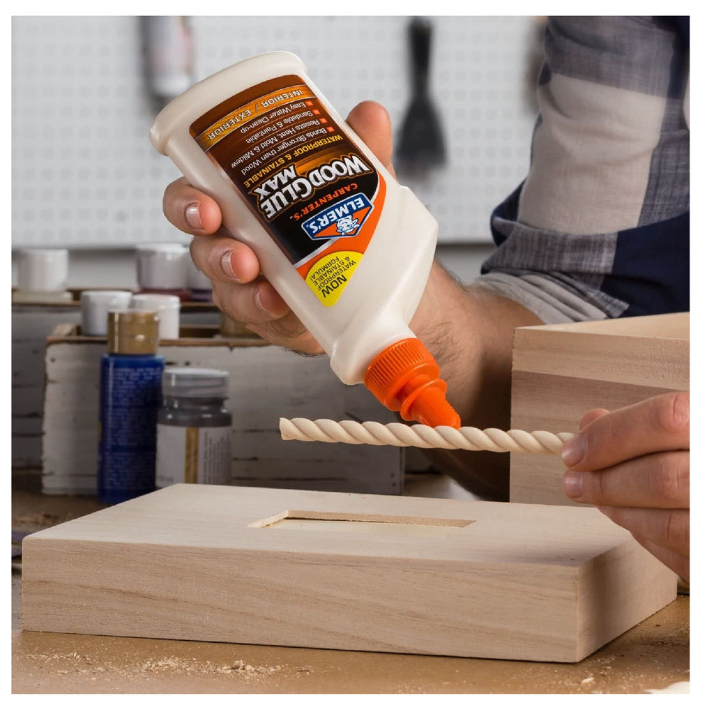 Elmer's E7310 Carpenter's Wood Glue Max, Inside, Outside