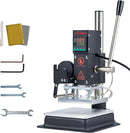 UNQWIN Hot Foil Stamping Machine | 10x13cm Heating Plate,Digital Embossing Machine | DIY Heat Foil Printer with Manaul Handle,Embosser Stamp