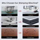 UNQWIN Hot Foil Stamping Machine | 10x13cm Heating Plate,Digital Embossing Machine | DIY Heat Foil Printer with Manaul Handle,Embosser Stamp