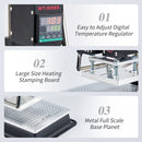 UNQWIN Hot Foil Stamping Machine | 10x13cm Heating Plate,Digital Embossing Machine | DIY Heat Foil Printer with Manaul Handle,Embosser Stamp