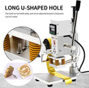 Upgraded Hot Foil Stamping Machine 5x7cm 110V Digital Embossing Machine Manual Tipper Stamper for Leather PU Paper Logo 1.97"x2.76"