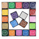 Finger Ink Pads for Kids | 20 Colors Ink Stamp Pads | Washable Craft Stamp Pad DIY Color for Rubber Stamps, Scrapbooking Gtlzlz