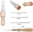 Needle Felting Kit,Wool Roving 40 Colors Set,Needle Felting Starter Kit | Wool Felt Tools with Felting Tool Instruction Included