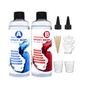 Magicdo Epoxy Resin Kit Crystal Clear Art Resin Kit Food Safe Casting Resin for Beginner (16oz)