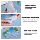 17 Piece Coaster Resin Mold Set | Includes Silicone Coaster Storage Box Mold