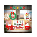 7 Pieces Christmas Tiered Tray Decor Items Farmhouse Xmas Tiered Tray Decorations Set Small Wooden Signs