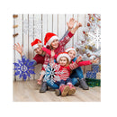 10 Pieces Large Snowflakes Ornaments 12'' Glittered Snowflakes Decorations Christmas Hanging