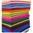 Misscrafts Felt Fabric 28 Pieces 12" x 8" (30 cm x 20 cm) 1.4 mm Thick | Soft Felt Nonwoven Fabric Sheets Package