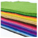 Misscrafts Felt Fabric 28 Pieces 12" x 8" (30 cm x 20 cm) 1.4 mm Thick | Soft Felt Nonwoven Fabric Sheets Package