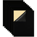 Caydo 12PCS Black Self Adhesive Felt Sheets, Soft Velvet Sticky Back Felt