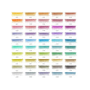 Metallic Colored Pencils | Set of 50 | Triangular Grip