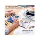 Metallic Colored Pencils | Set of 50 | Triangular Grip