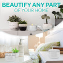 Hearts & Crafts White Candle Tins 8 oz with Lids | 24-Pack of Bulk Candle Jars for Making Candles Crafts, Storage, Gifts, and More