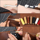 Leather Working Kit | Leather Repair Kit, Leather Working Tools with Instructions, Quality Tool Box, Rotary Cutter, Waxed Thread