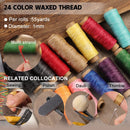 BUTUZE 440Pcs The Most Complete Leather Working Tool Set Punch Cutter Tools, Letter and Number Stamp Set, Stamping Set, Leather Apron