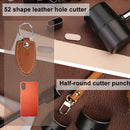 BUTUZE 440Pcs The Most Complete Leather Working Tool Set Punch Cutter Tools, Letter and Number Stamp Set, Stamping Set, Leather Apron