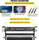 VEVOR Vinyl Cutter 53 Inch Vinyl Cutter Machine Semi-Automatic DIY Vinyl Printer Cutter Machine Manual Positioning Sign Cutting