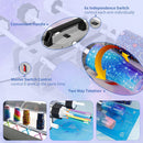 6 Cup Turner for Crafts Tumbler | Cup Turners for Tumblers Starter Kit with 6 Independent Switch | Multi Tumbler Spinner Machine Kit