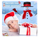 42Pcs Snowman Decoration Making Kit Christmas Snowman Dress Up Set Winter Holidays | Elegant Style, 13 x 6 x 10.7.7 x 8.7 x 9.6 Inches