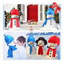 42Pcs Snowman Decoration Making Kit Christmas Snowman Dress Up Set Winter Holidays | Elegant Style, 13 x 6 x 10.7.7 x 8.7 x 9.6 Inches