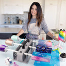 6 Cup Turner for Crafts Tumbler | Cup Turners for Tumblers Starter Kit with 6 Independent Switch | Multi Tumbler Spinner Machine Kit