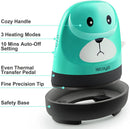 Mini Easy Heat Press | Mini Puppy Heat Press Machine (Celadon) - Excellent for Tshirts Design Shoes Hats