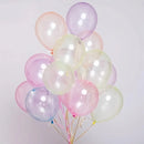 10pcs 12inch Bubble Balloons Transparent Latex Balloons Birthday Party Decor Wedding Global Balloons For Wedding | Graduation | Baby Shower