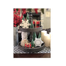 Christmas Tiered Tray Decor Bundle | 11 Pieces | Christmas Tiered Tray Decorations Set