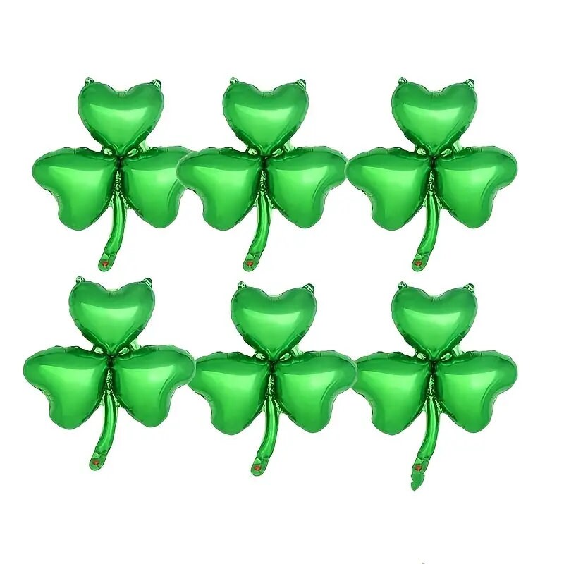 1pc | Lucky Clover Aluminum Foil Balloons Birthday Party Wedding Arrangement Decorative Balloons | Scene Decor | Room Decor | Birthday Party