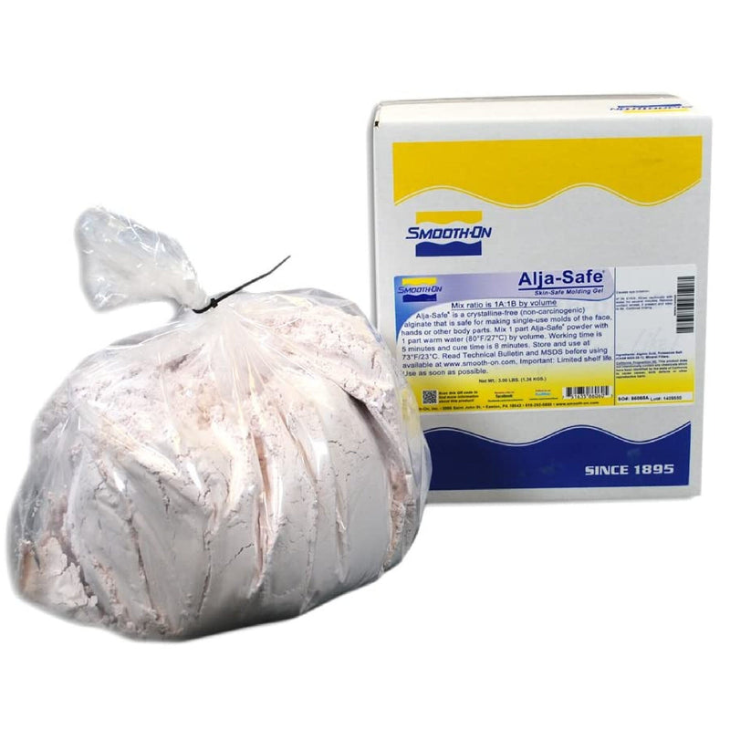 Alja-Safe Lifecasting Alginate 3 Pound Box | Gypsum Casting Kit