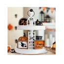 Beautiful Two Tiered Tray | Rustic Wooden Serving Tray Enhances Your Christmas Decor | Perfect