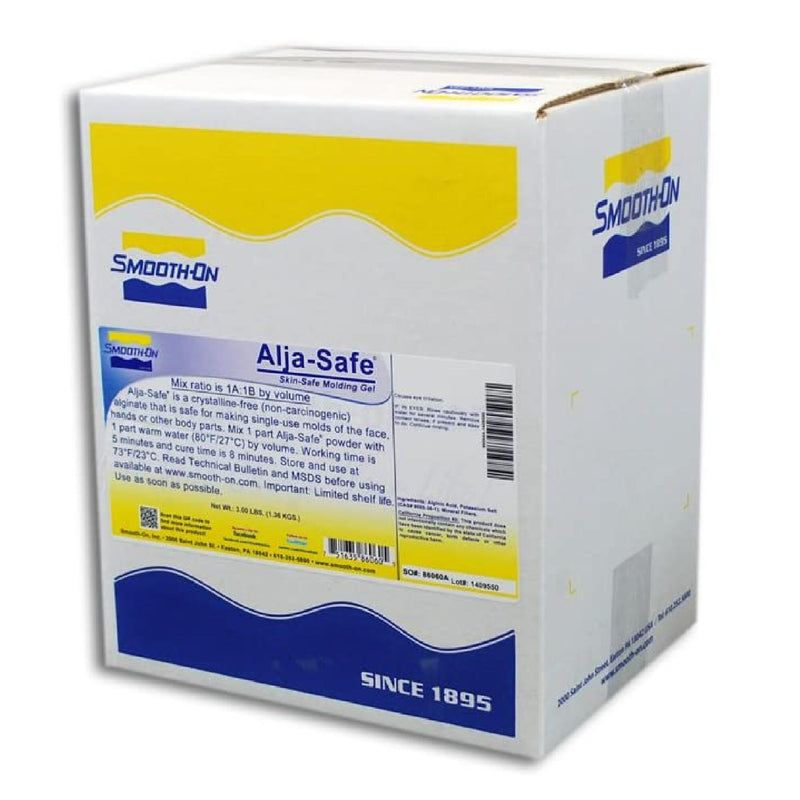 Alja-Safe Lifecasting Alginate 3 Pound Box | Gypsum Casting Kit